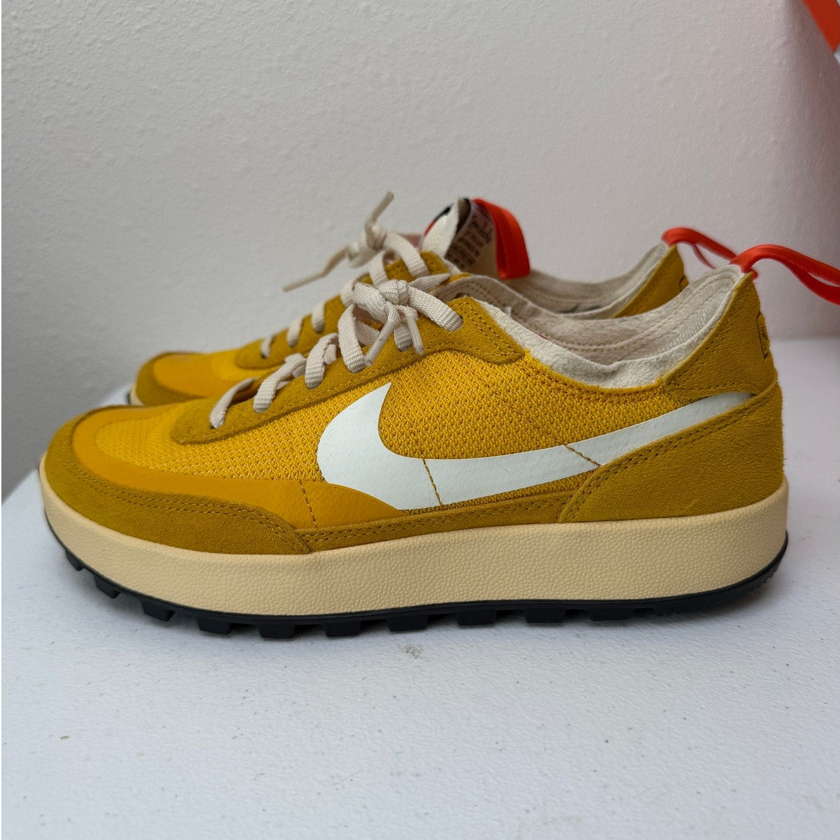Tom Sachs x NikeCraft General Purpose Shoe Yellow Sneaker Women's 7.5