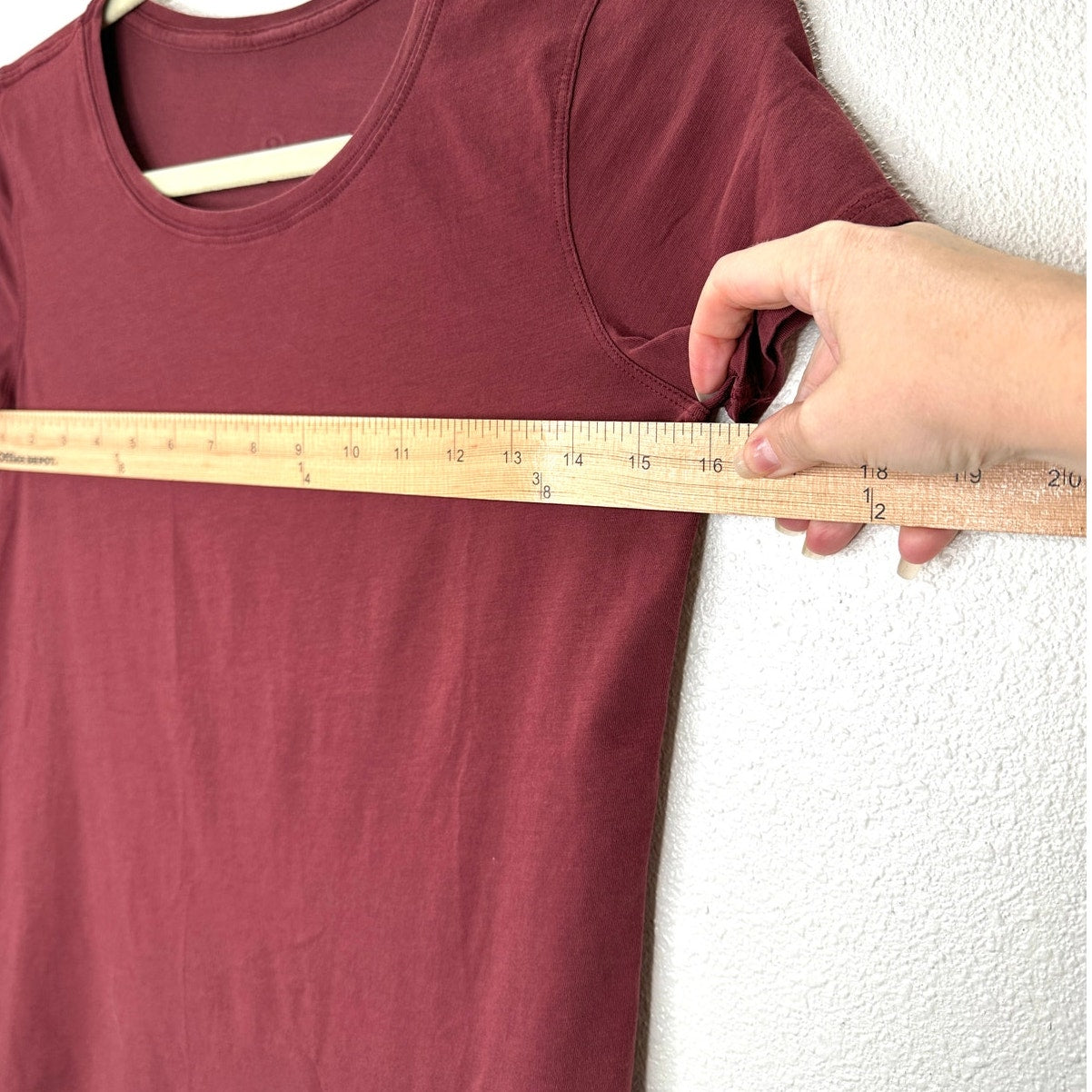 Lululemon Rusty Red Round Neck Short Sleeve Tee 4