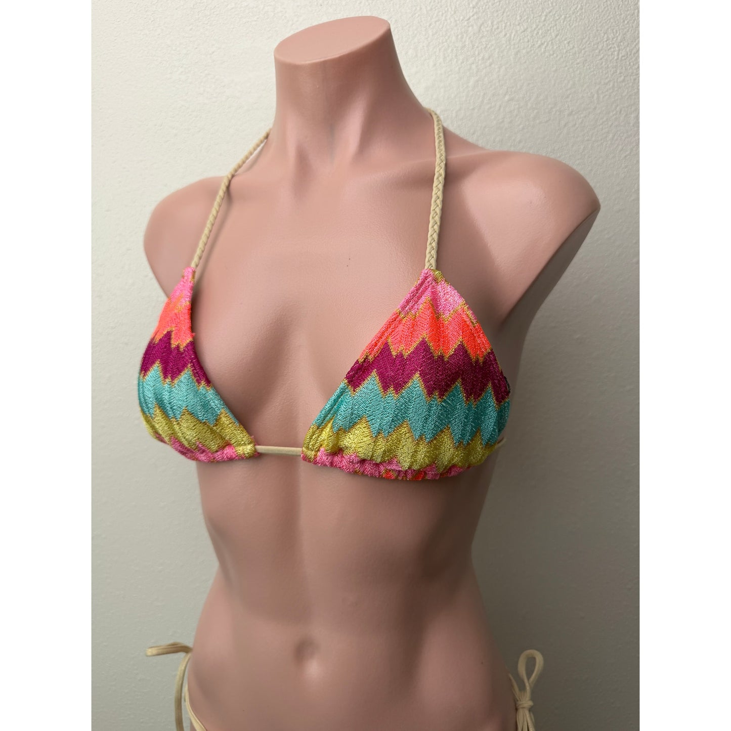 Luli Fama Multicolor Metallic Bikini Set Women's XS