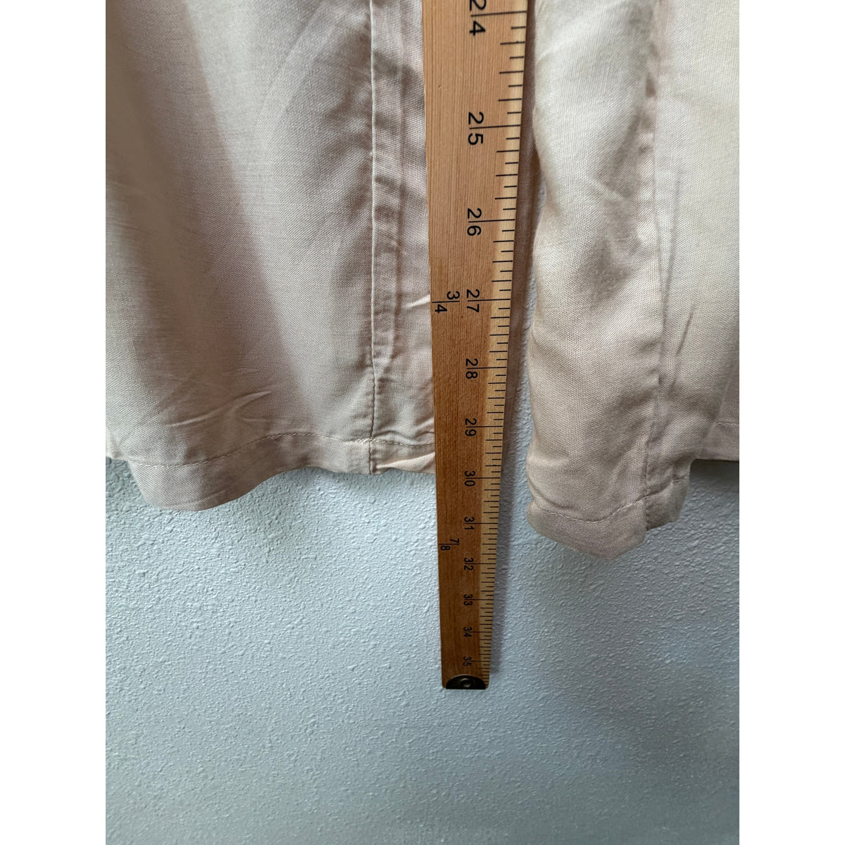 PIYOGA Beige Smocked Palazzo Pants Women US 0-12