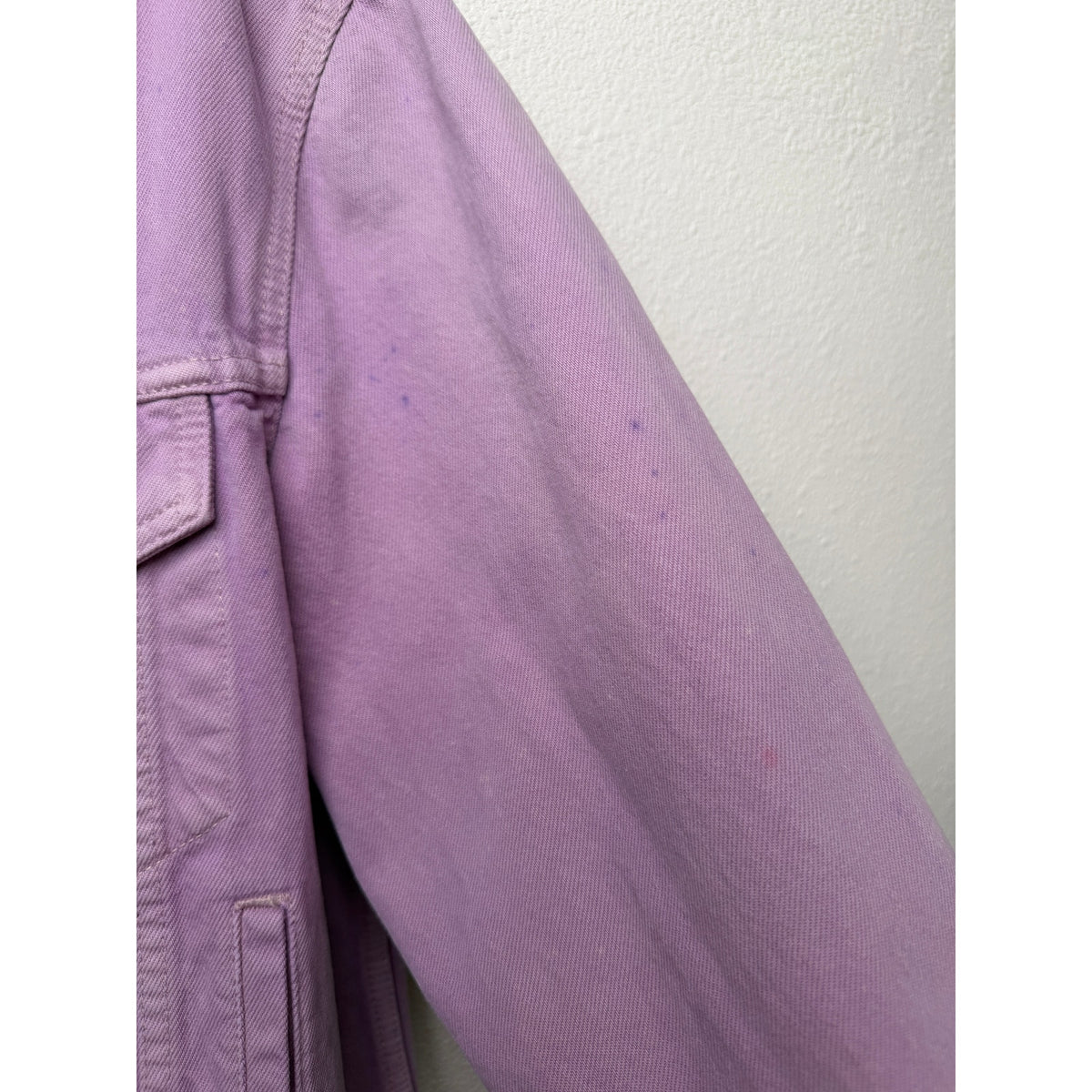 Levi's Lavender Denim Trucker Jacket Women S