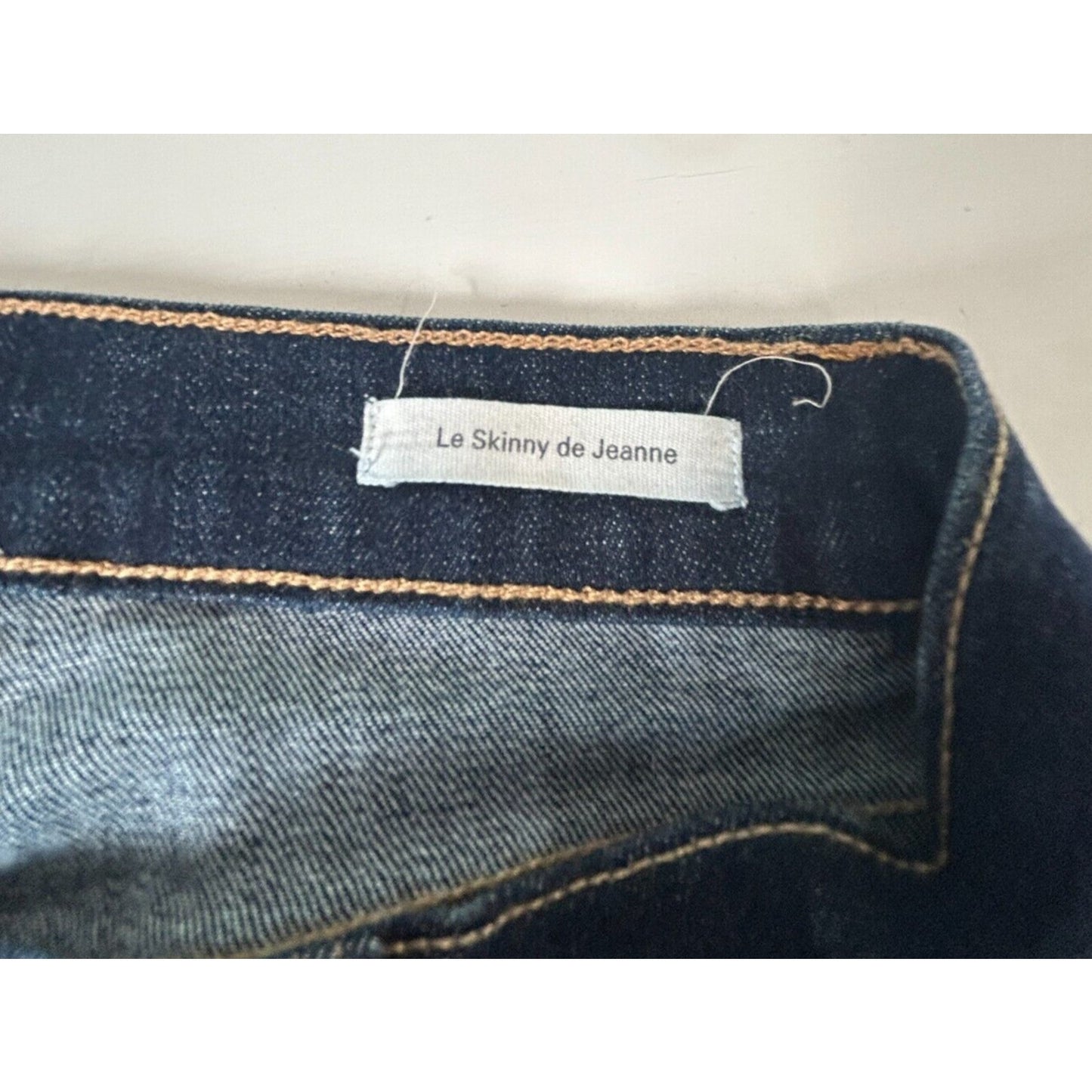 Frame Dark Blue Wash Le Skinny de Jeanne Queensway Denim Stretch Skinny Jean 26