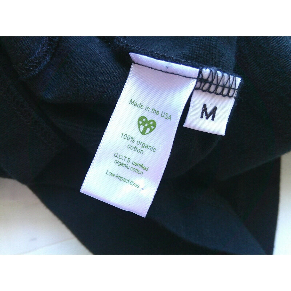 Maxfield Black Round Neck Short Sleeve Tee White Maxfield Los Angeles Logo M