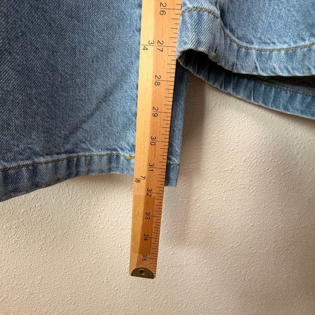 Forever 21 Wide Leg Jeans Mid Rise Size 28 Women