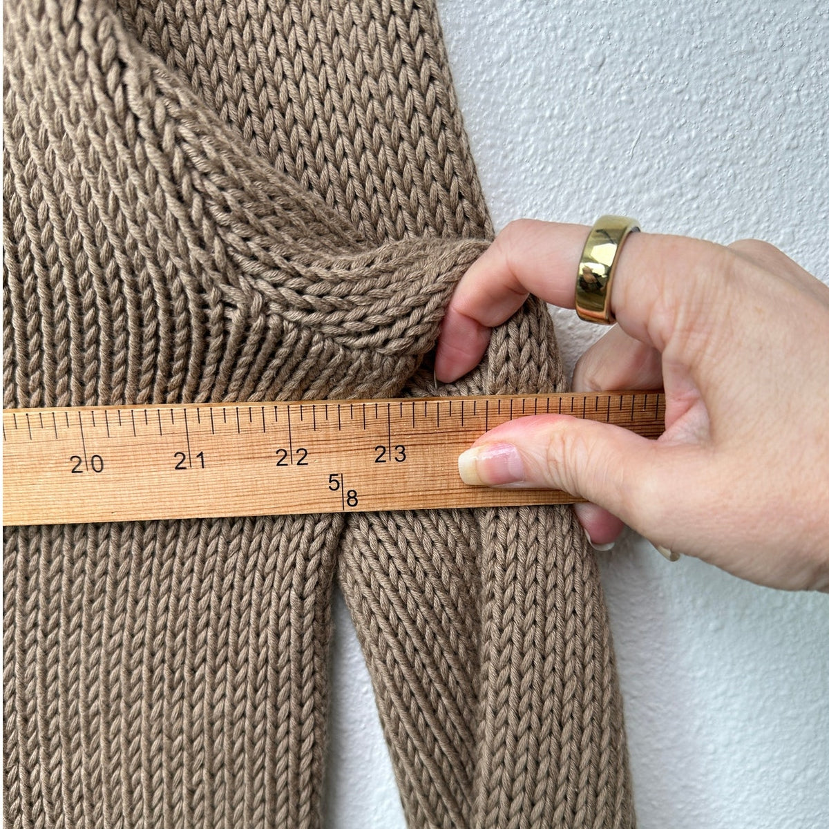 The Row Anteo Knit Sweater Mens Natural Brown Crewneck