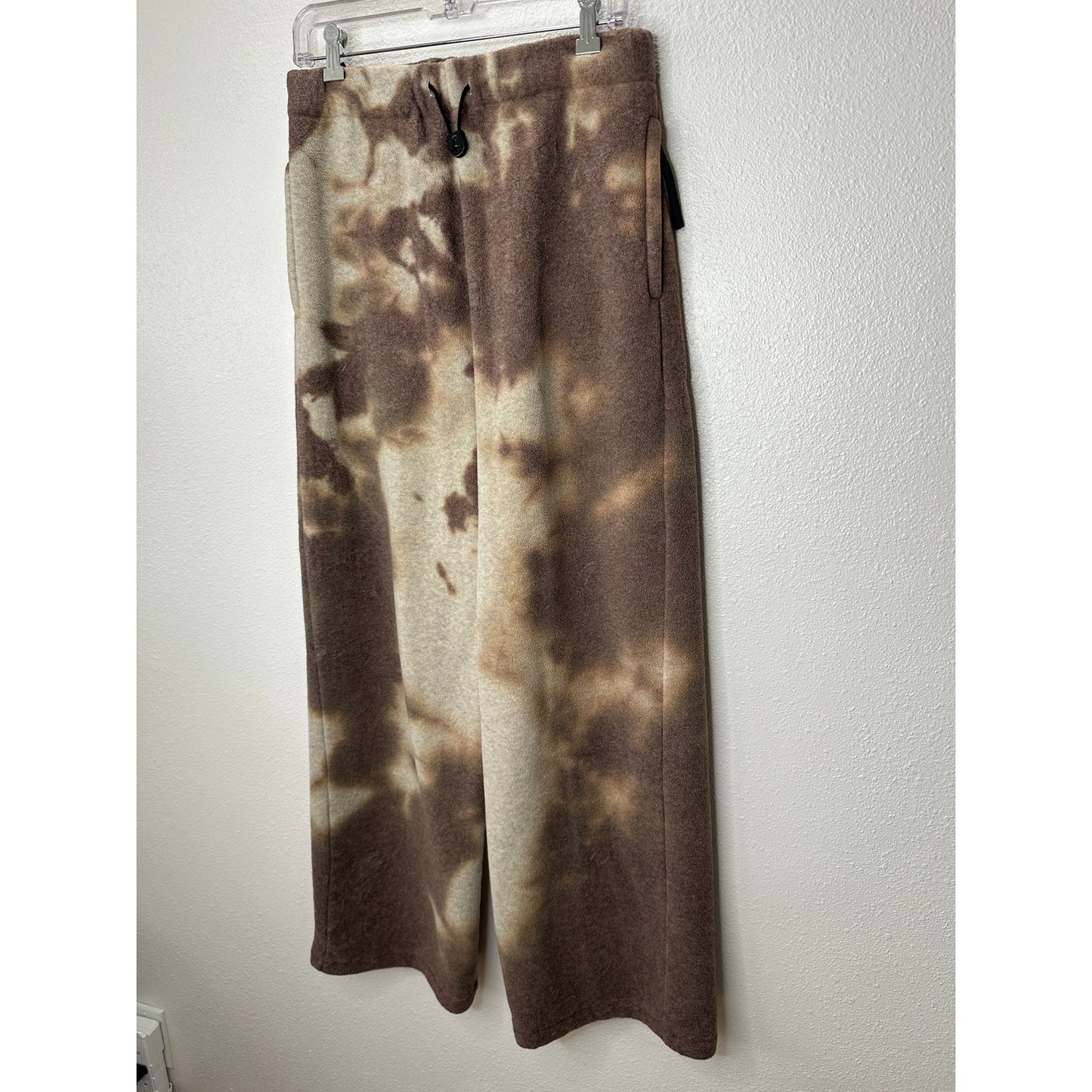 Kapital Peace Fleece Smoky Tan & Brown Tie Dye Easy Jogger Pant 3 Large