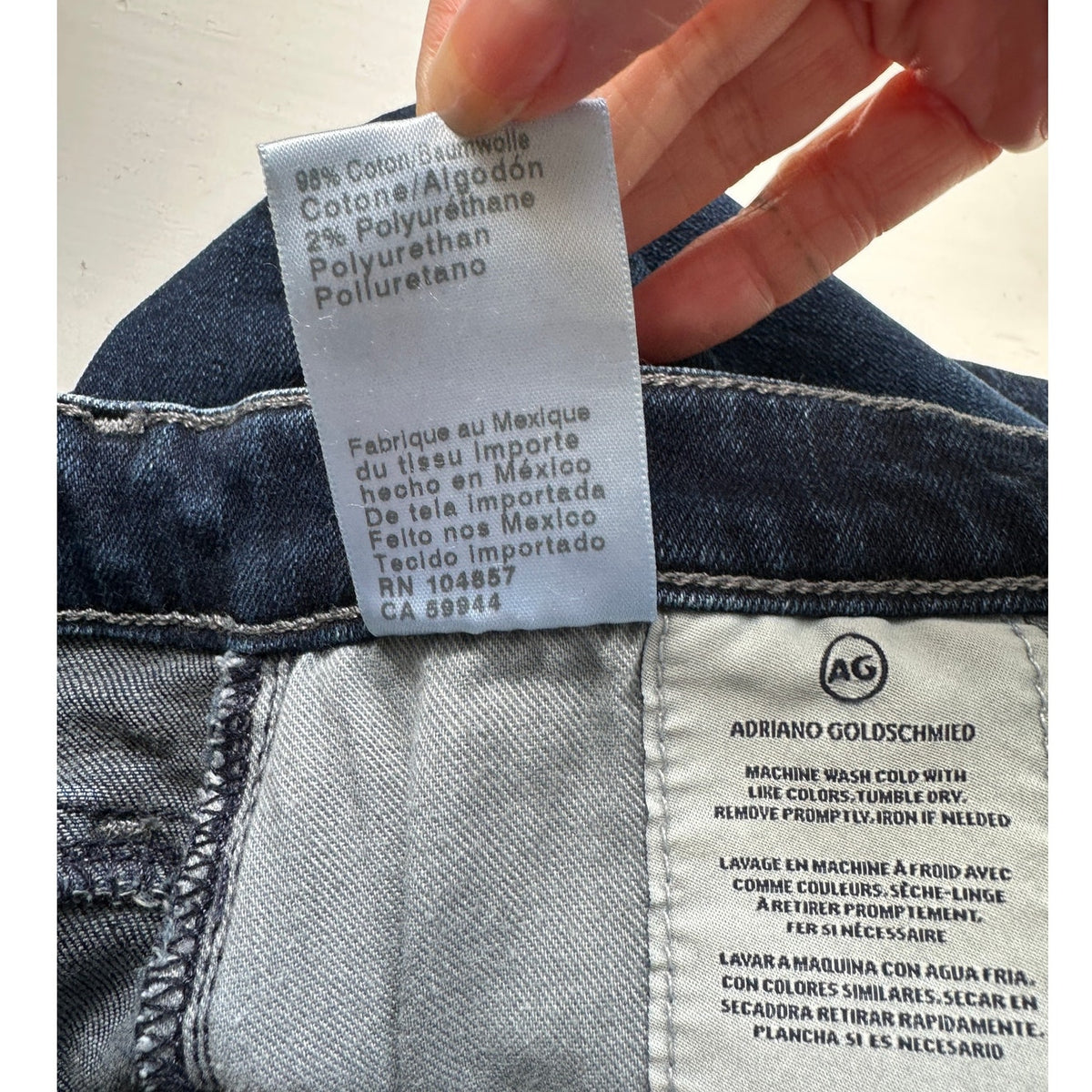 AG Prima Ankle Cigarette Dark Wash Women’s US 29 Jeans
