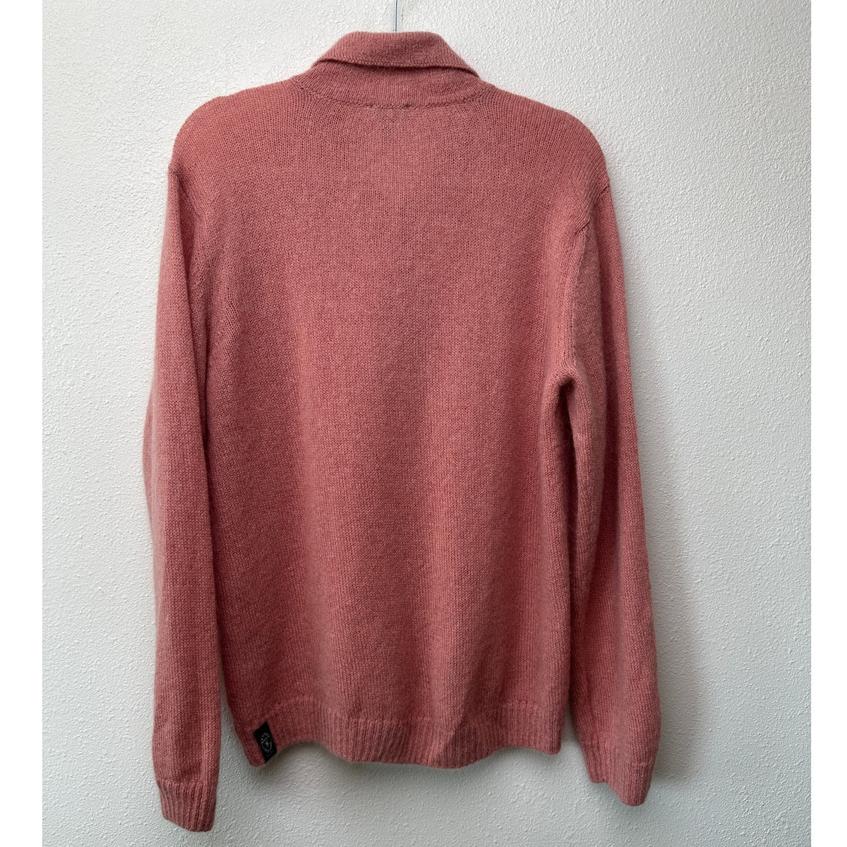 Todd Snyder Mohair Sweater Polo Mens Medium Mauve Pink