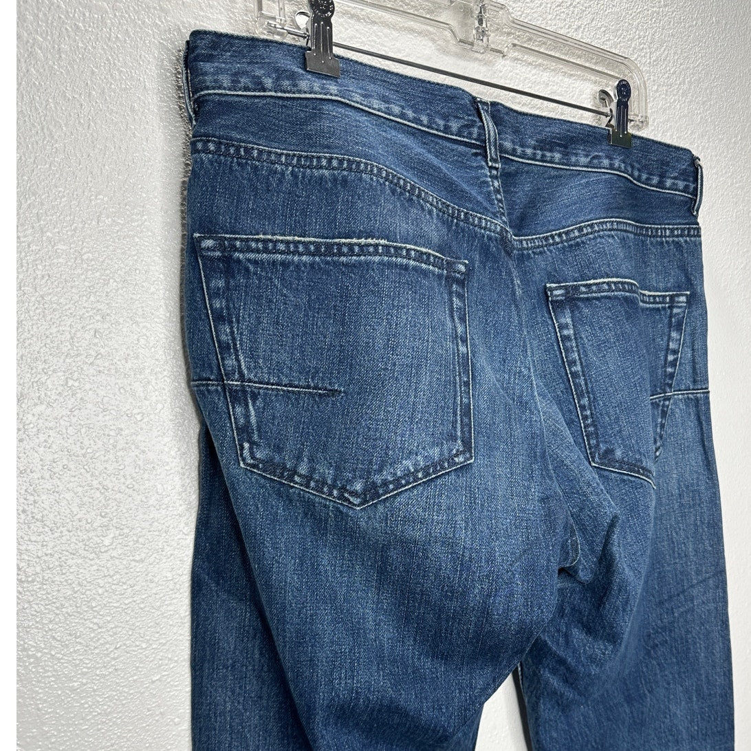 NWOT Christian Dior 01 Medium Wash Button Front Boyfriend Jeans 10