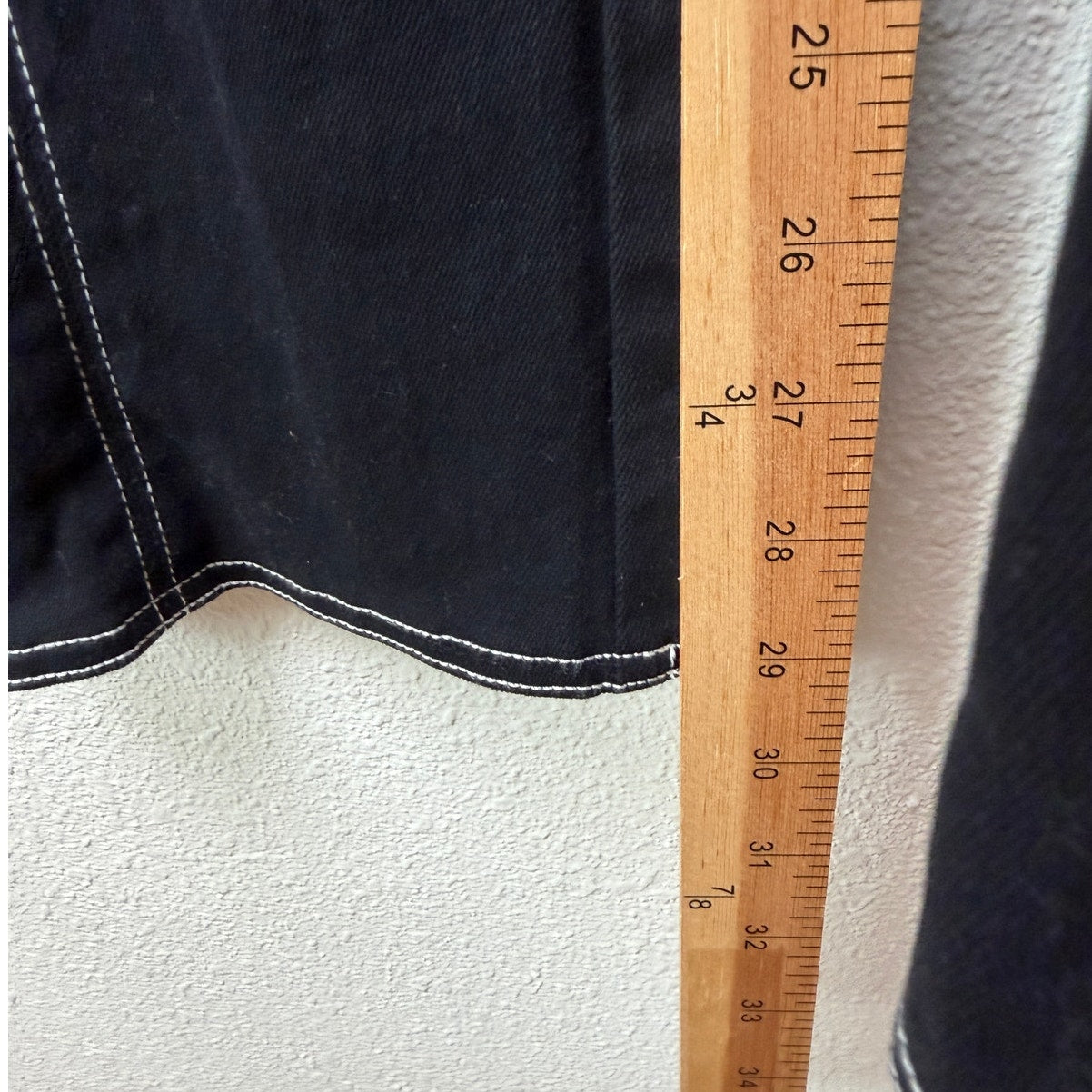 Tiger Mist Black Contrast Stitch Front Zip Wide Leg Jumpsuit Size S