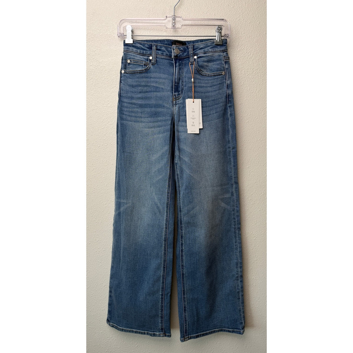 NWT Quince Bella Womens Blue Wide Leg Jeans 25