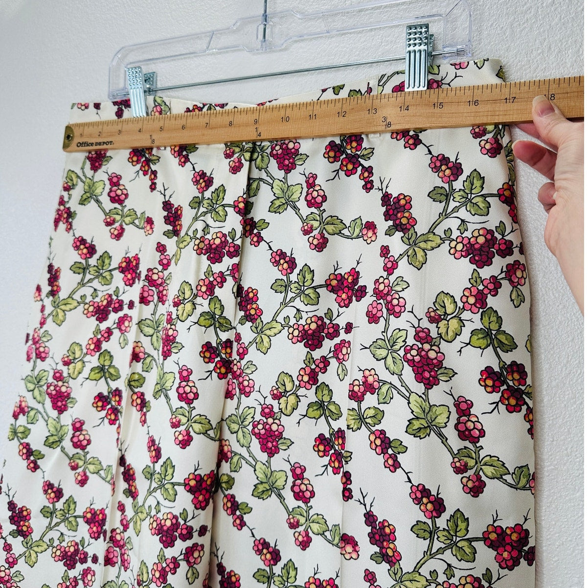 NWT Etro Vanilla Silk Leaf Print Cropped Wide Leg Designer Pants Paisley Hem