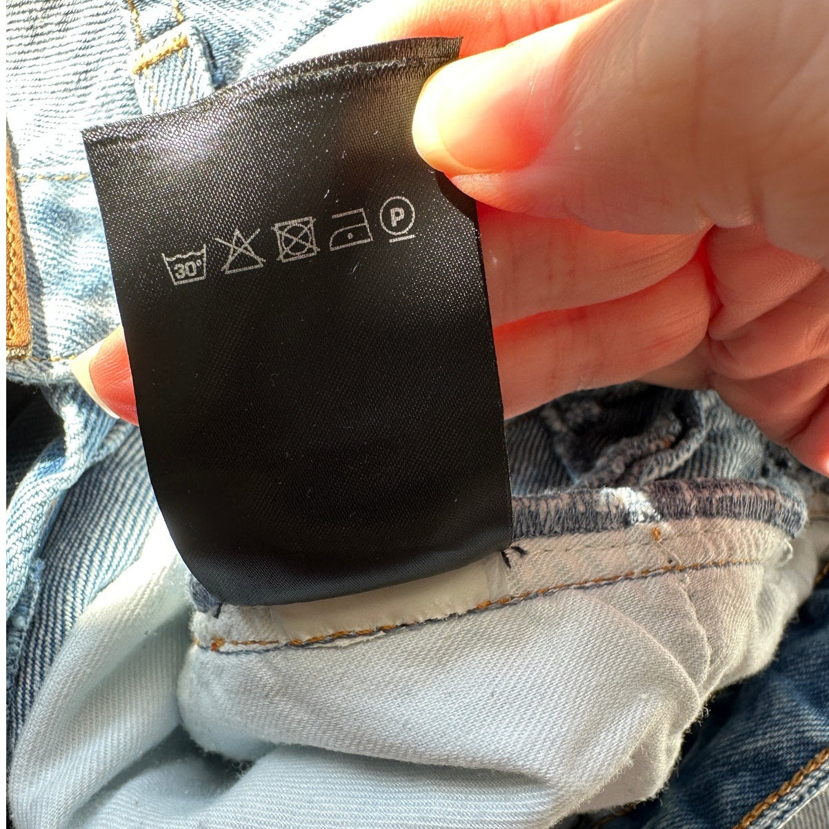 Vetements Unisex Jeans L High Waist Extra Wide Leg