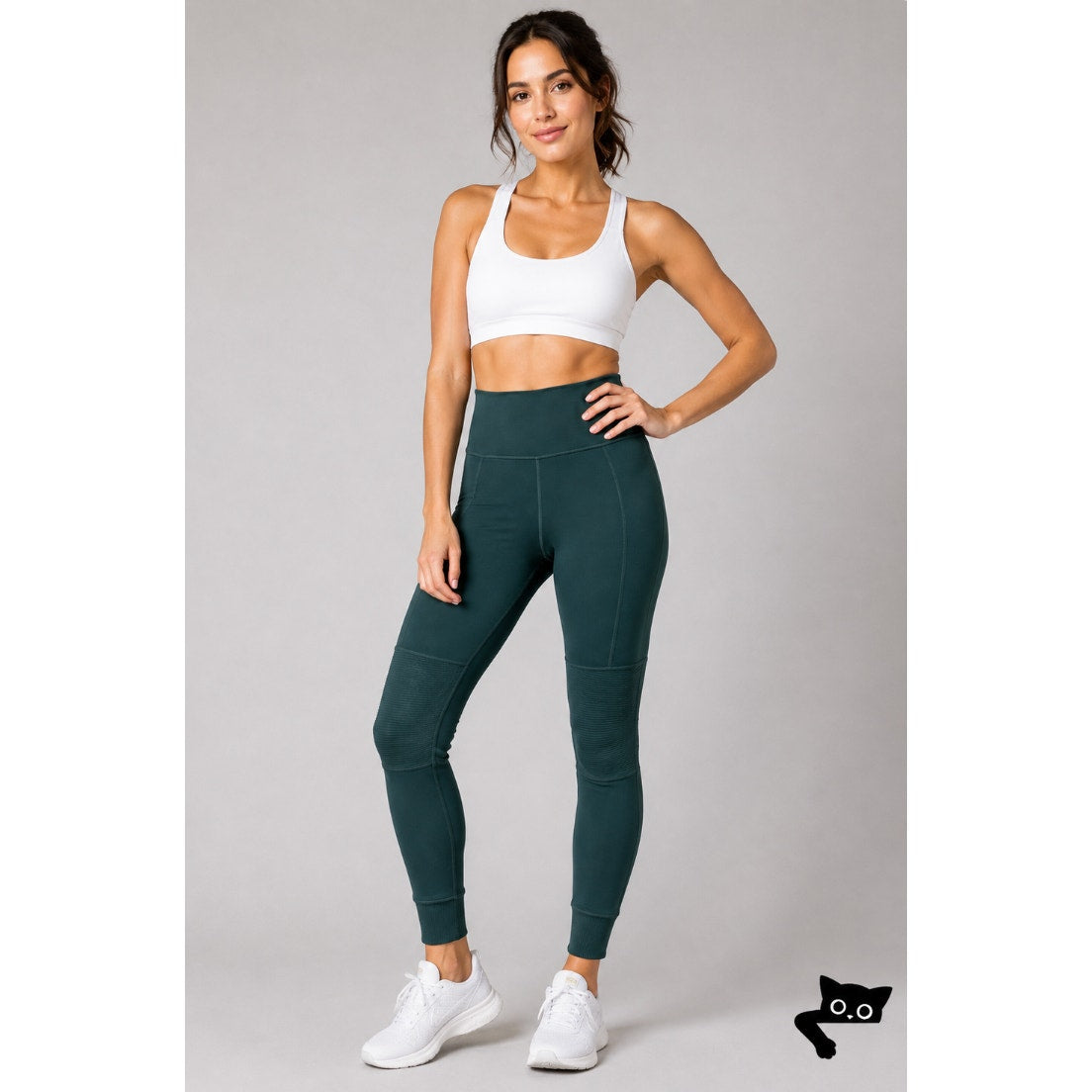 Alo Yoga Midnight Green High Wide Waist Leggings with Breathable Wicking XS