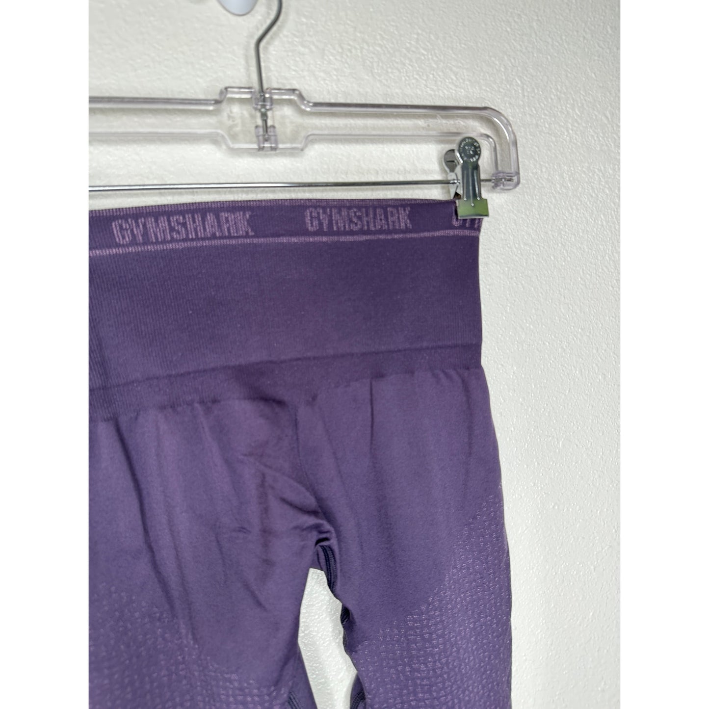 Gym Shark Purple Lilac Triangle Laser Cut Yoga Pants XS