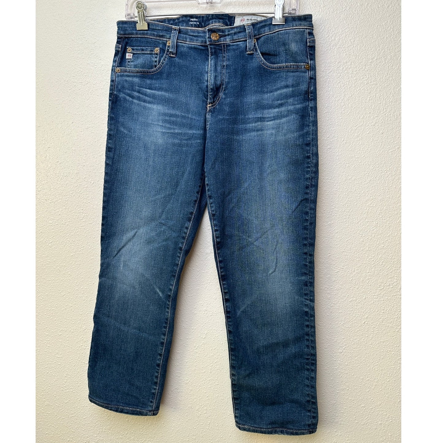 AG Adriano Goldschmied Prima Cigarette Leg Jeans Medium Wash Women’s 31R