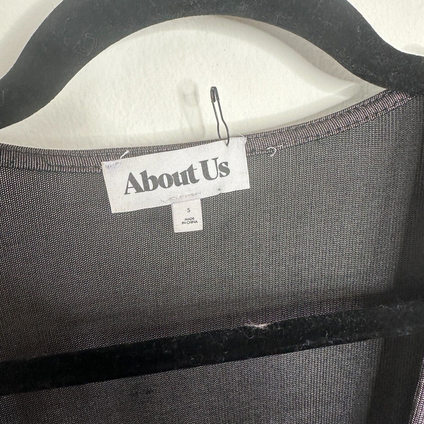 About Us Meredith Plunge Maxi Deep VNeck Sleeveless Shiny Bronze Metallic Small