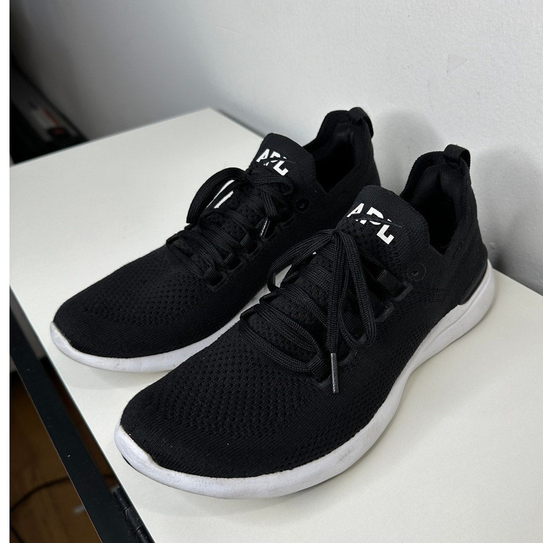 APL TechLoom Breeze Midnight Jungle Black & White Running Shoe 9