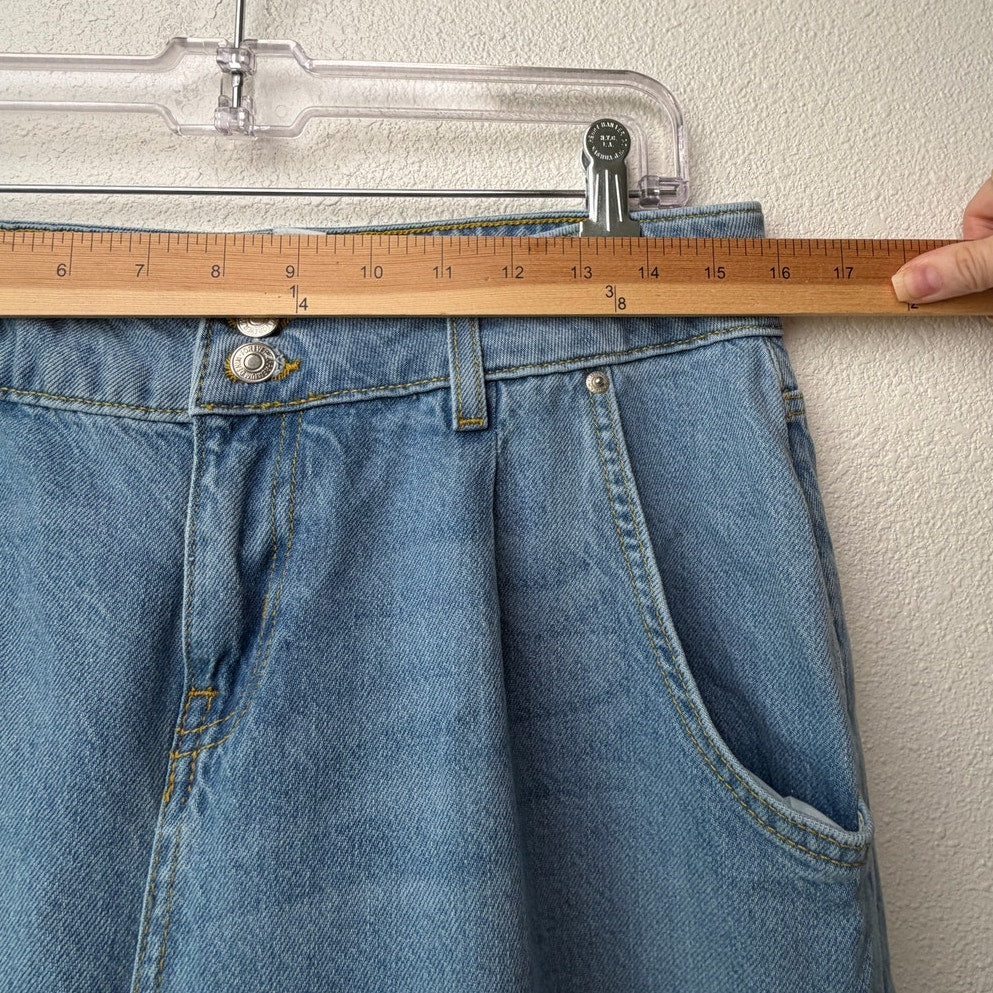 Forever 21 Wide Leg Jeans Mid Rise Size 28 Women