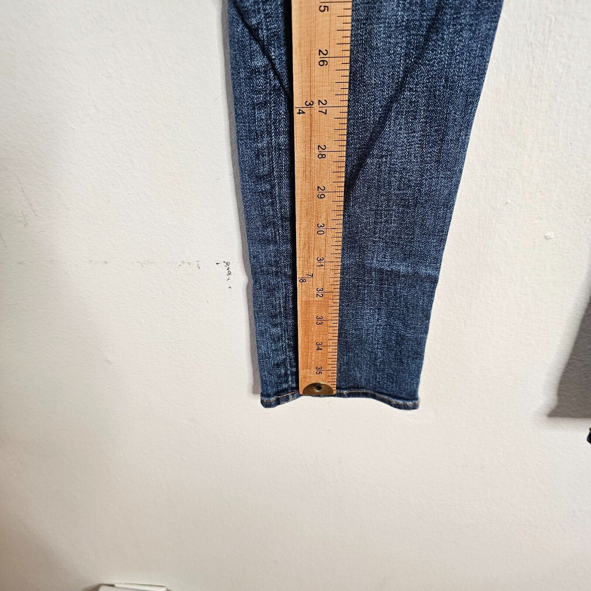 Rag & Bone Brimfield Medium Wash Low Rise Skinny Jeans Intentional Fading 27