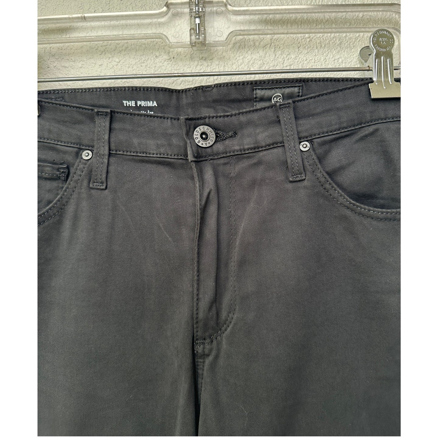 AG Adriano Goldschmied The Prima Black Cigarette Jeans Women 29