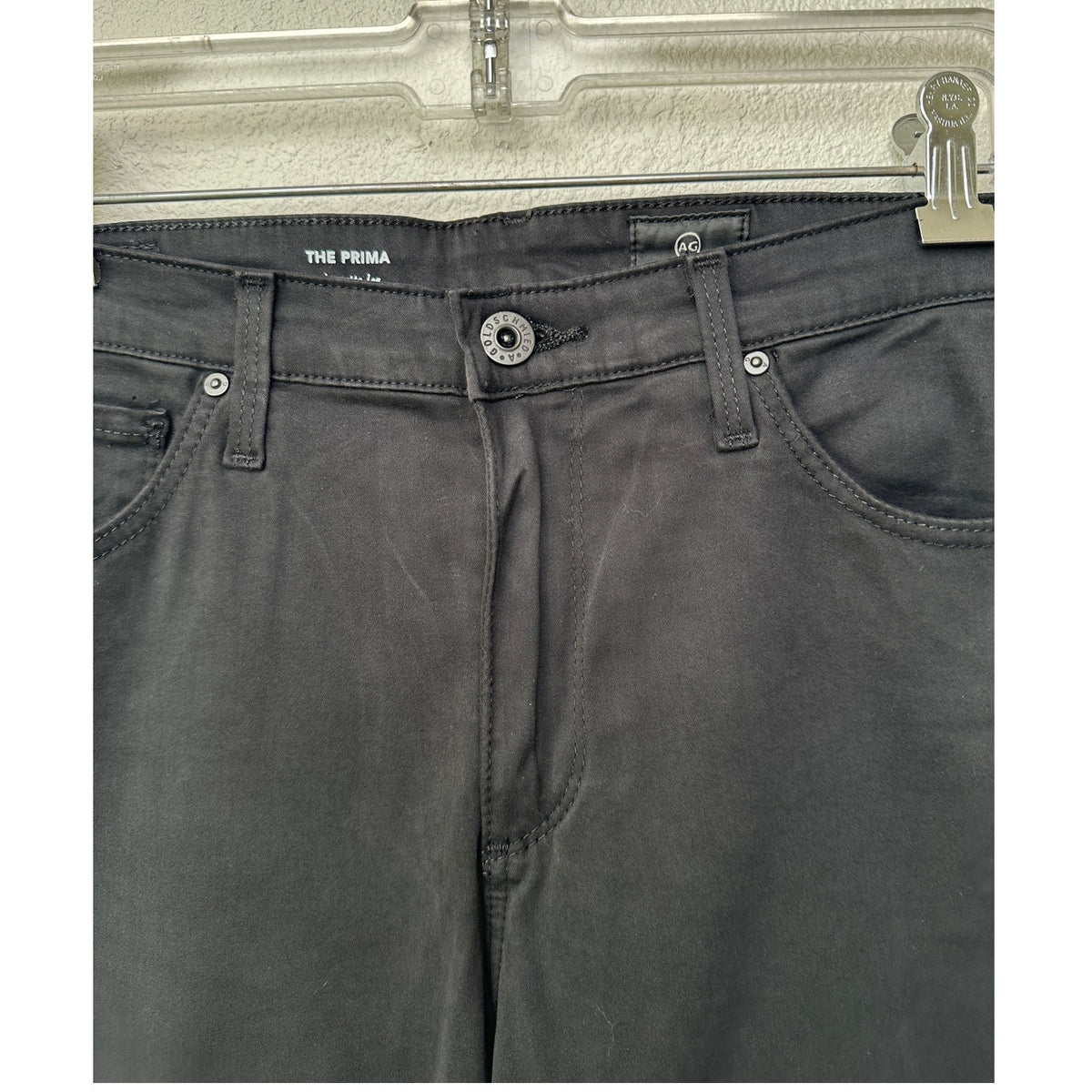 AG Adriano Goldschmied The Prima Black Cigarette Jeans Women 29