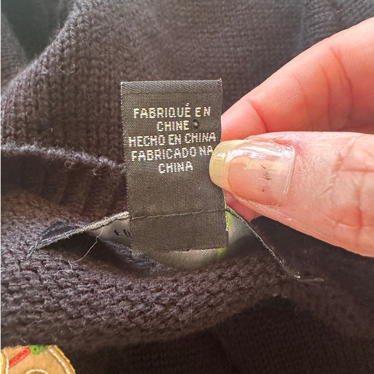 Forever 21 Plus 2X Black Sequin Ugly Christmas Sweater Dress