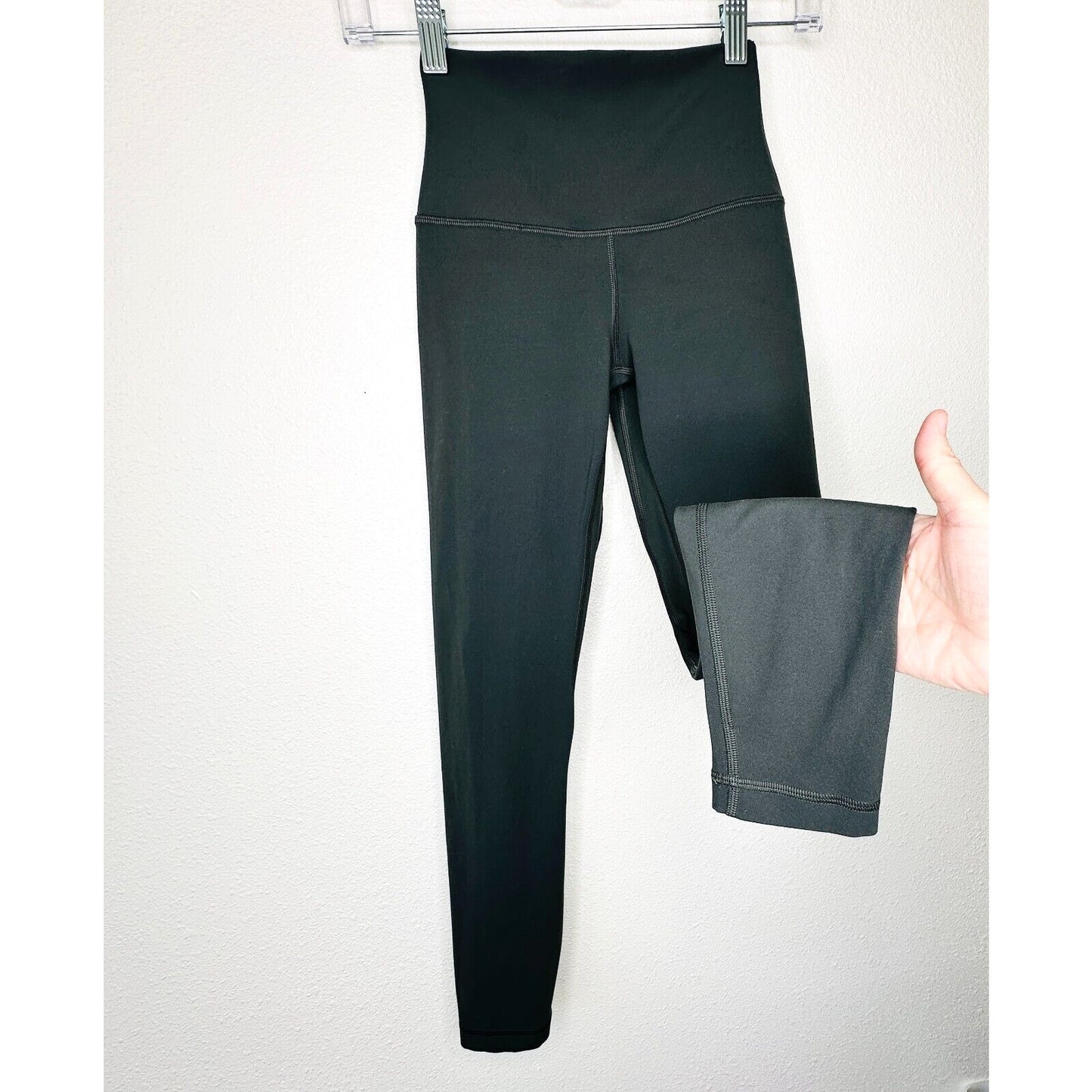 Lululemon Slate Gray High-Waist Yoga Pants 2