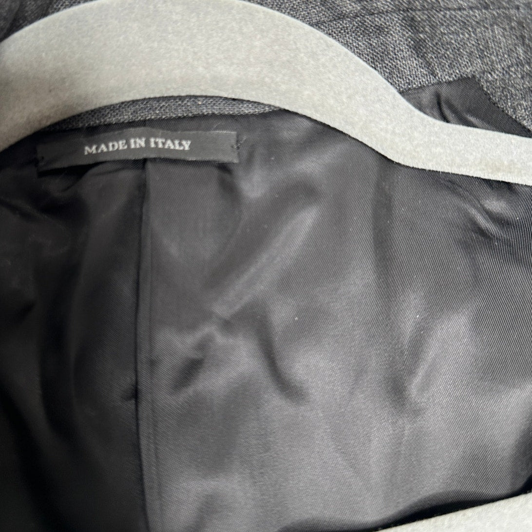 Prada Single Breasted Wool ReNylon Jacket Elasticized Cuff Retail $4700 42 / XL