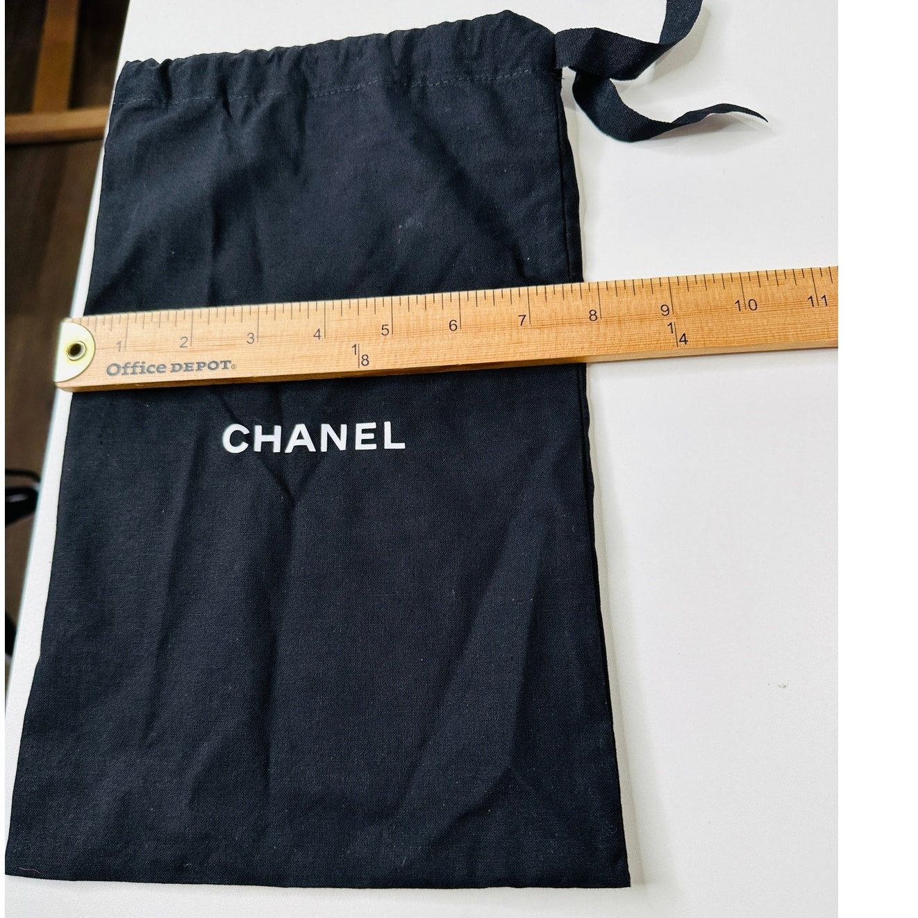 Chanel Black Dust Cover Bag 12 x 8