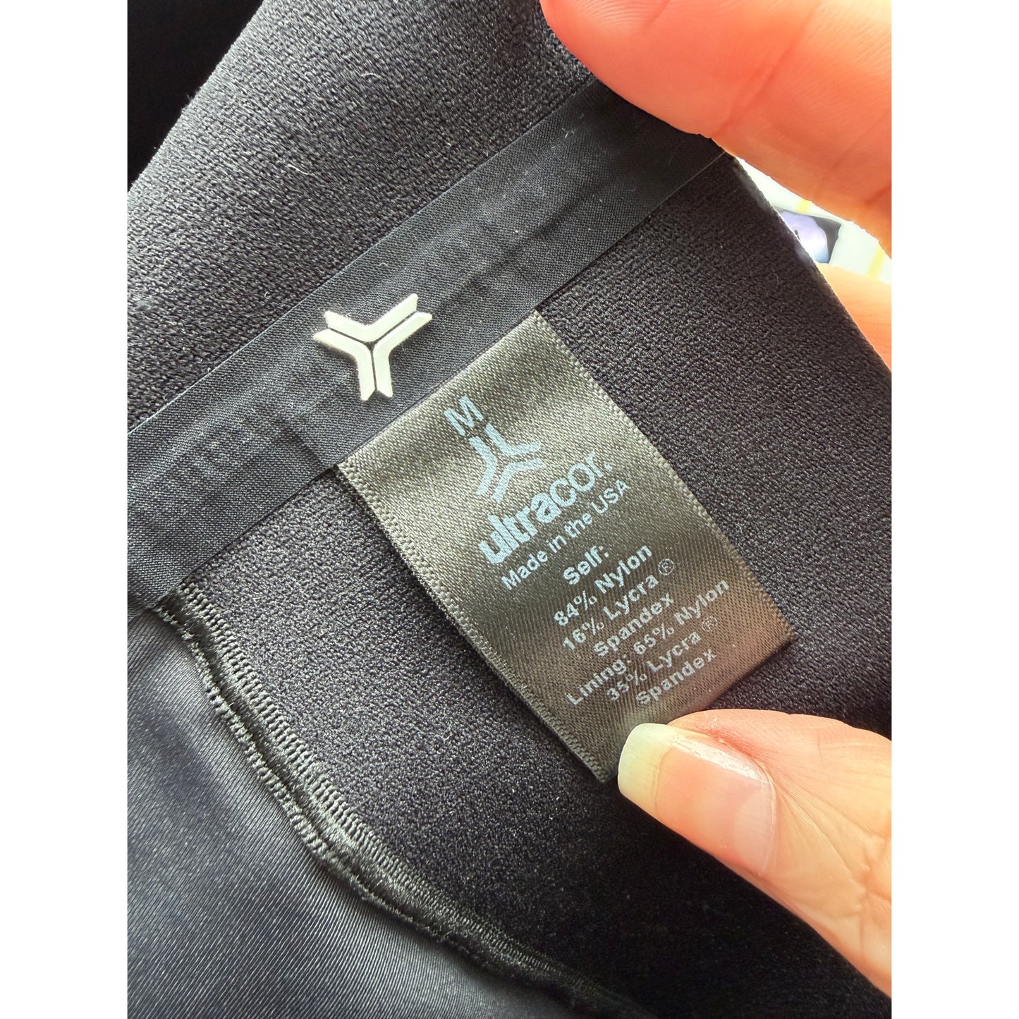 Ultracor Mariposa Butterfly Print High Rise Leggings Black Size M