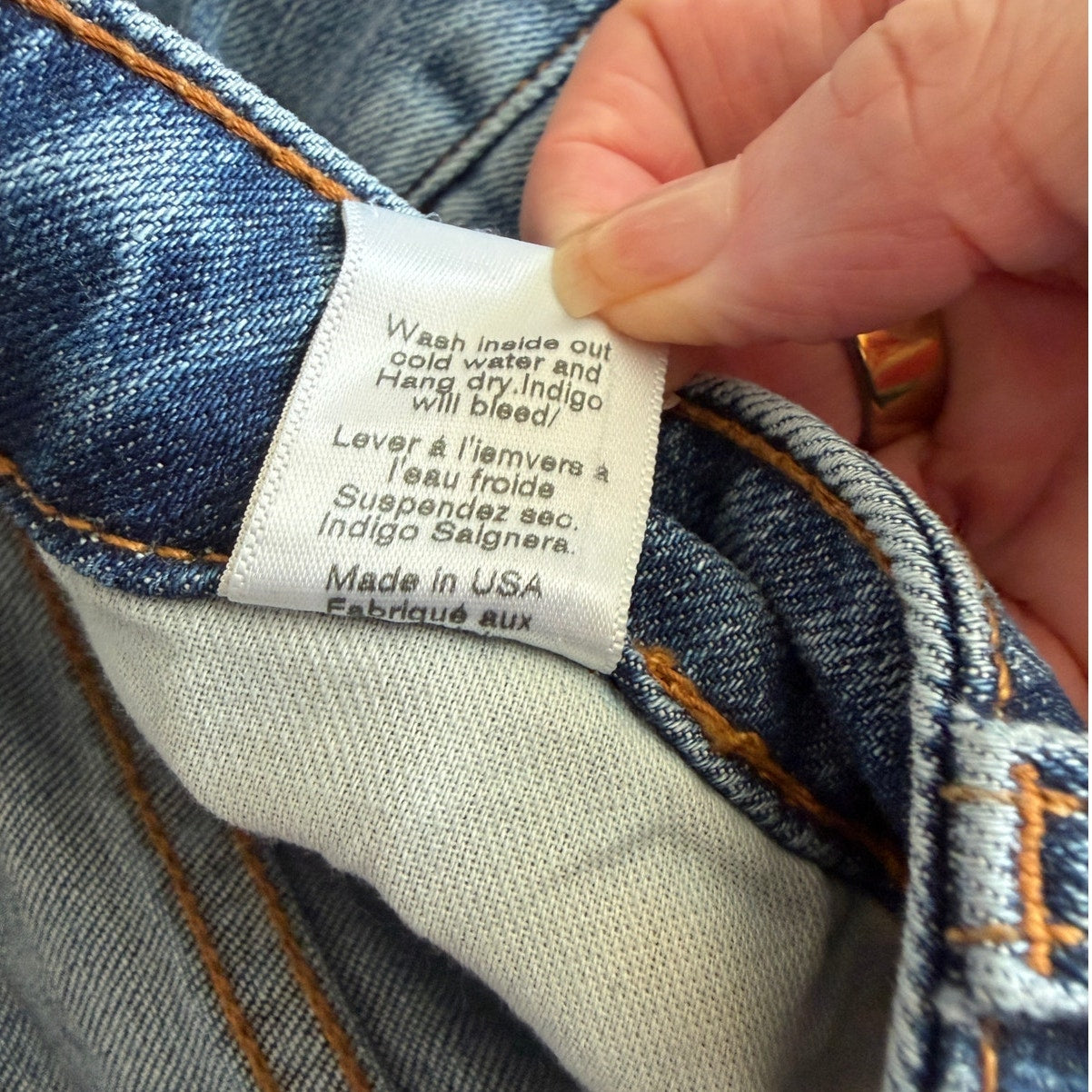 ASKK NY Juniper Jeans Blue Womens 27 Wide Leg