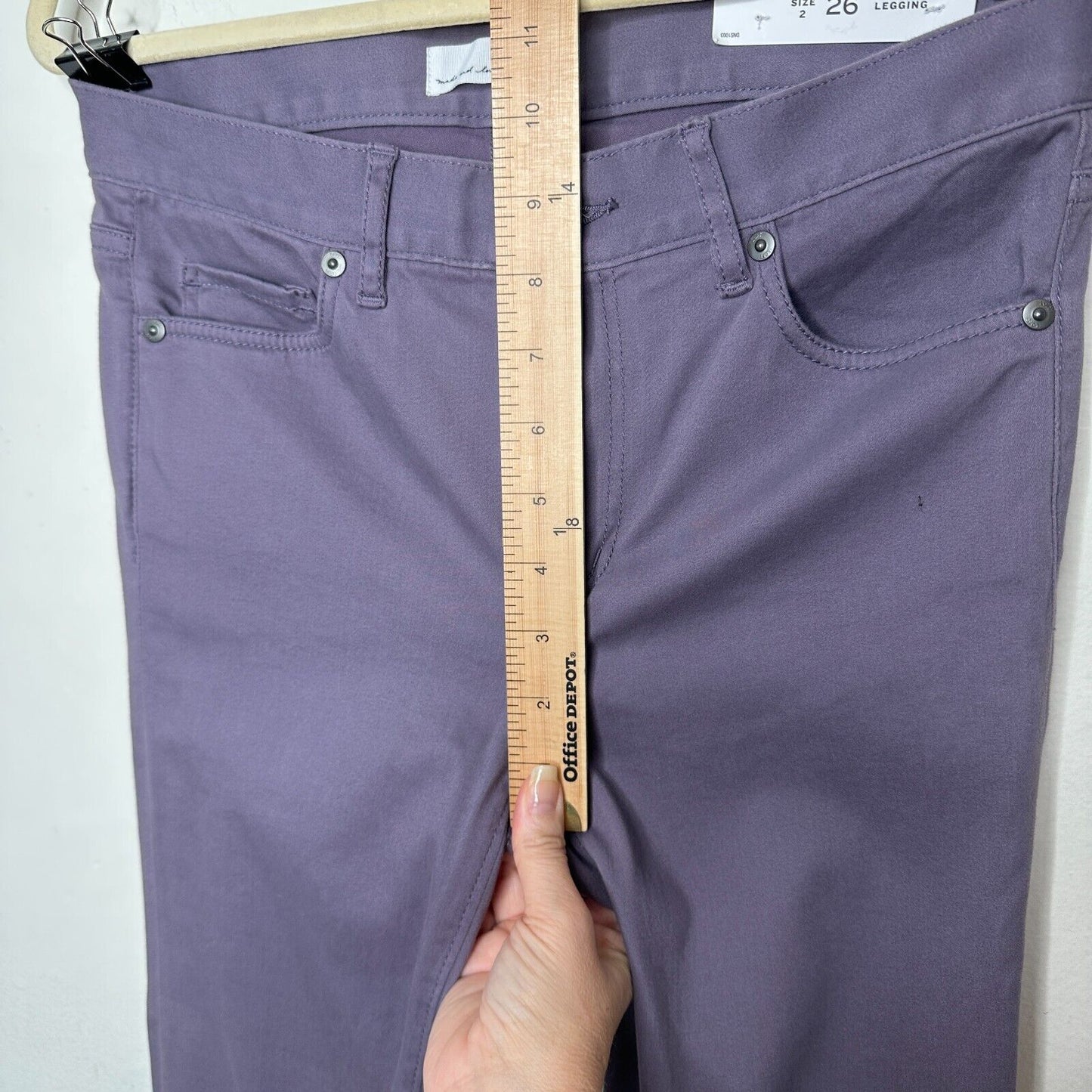NWT Loft Lilac Legging Jeggings Mid-Rise Stretch Skinny Jeans 2 / 26