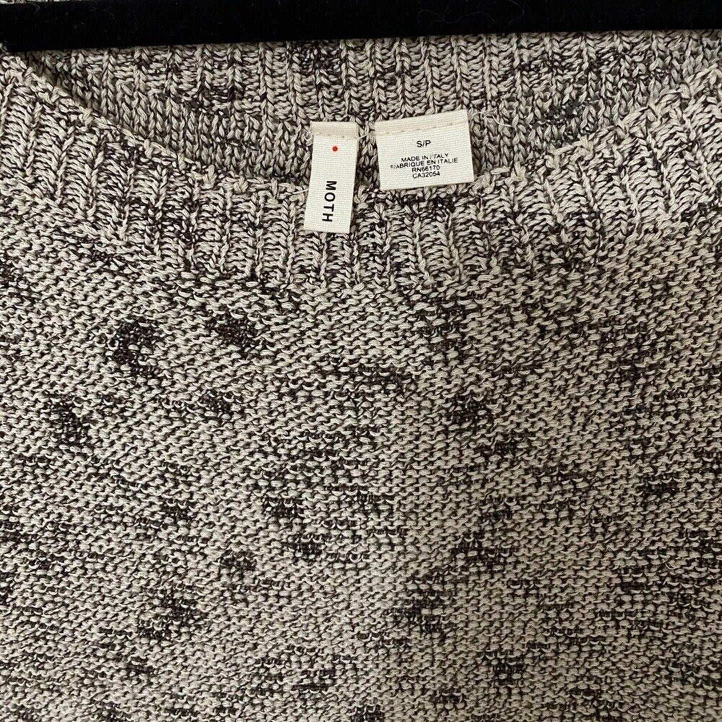 Anthropologie Moth Neutral Nudes Verona Ruffle Hem Pullover Blouse Sweater S