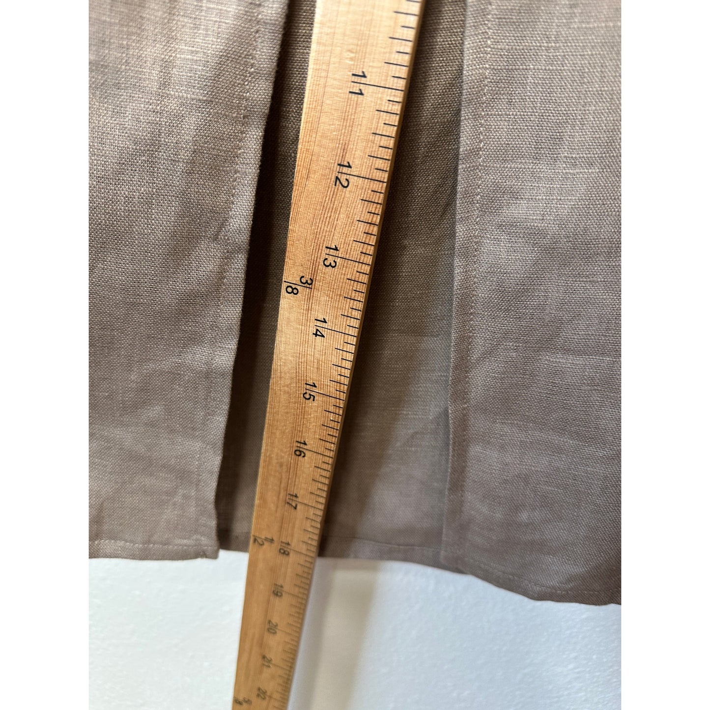All Row Taupe Strapless Raw Pleat Front Design Back Zip Midi Dress S