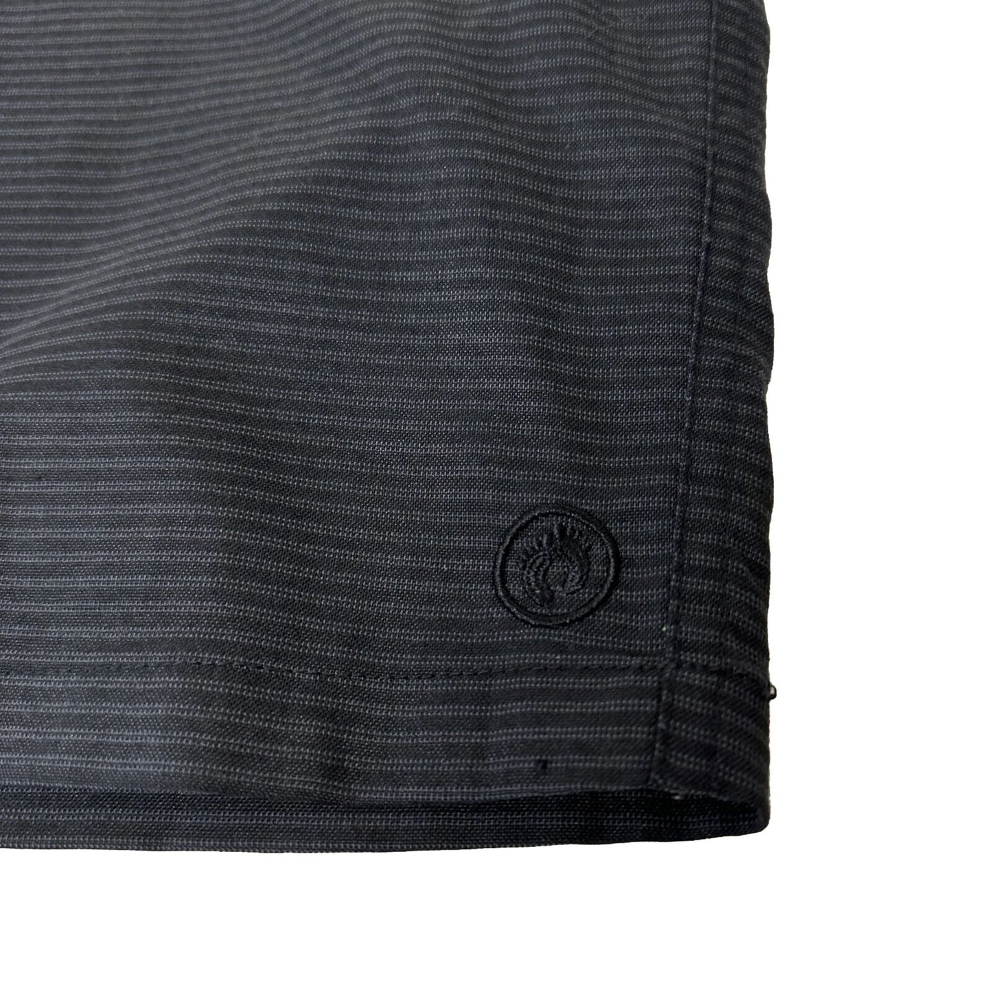 Hang 10 Black-Gray Daybreak Hybrid 21" Everyday Short Back Pocket Stretch 34