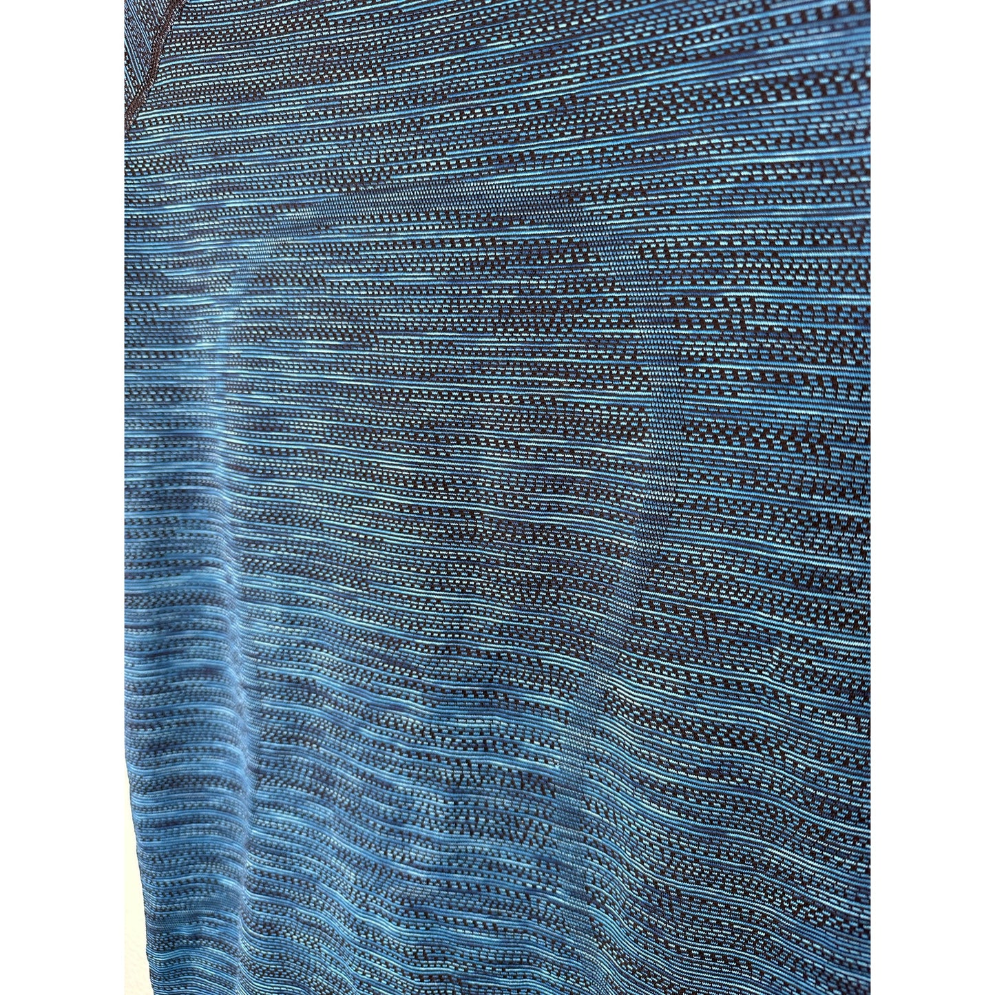 Lululemon Blue & Black Stripe Swiftly Tech Short Sleeve Tee