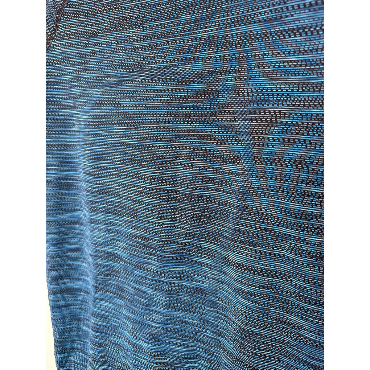 Lululemon Blue & Black Stripe Swiftly Tech Short Sleeve Tee