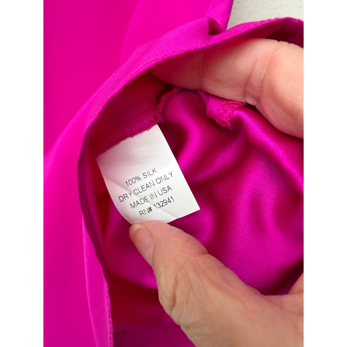 Amanda Uprichard Silk Pearl High Neck Blouse US S Pink