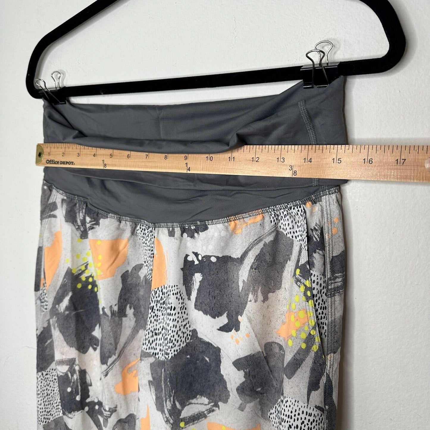 Lululemon Om Pant Multicolor Slate Gray Swift Ultra-Light Luxtreme Leggings 6