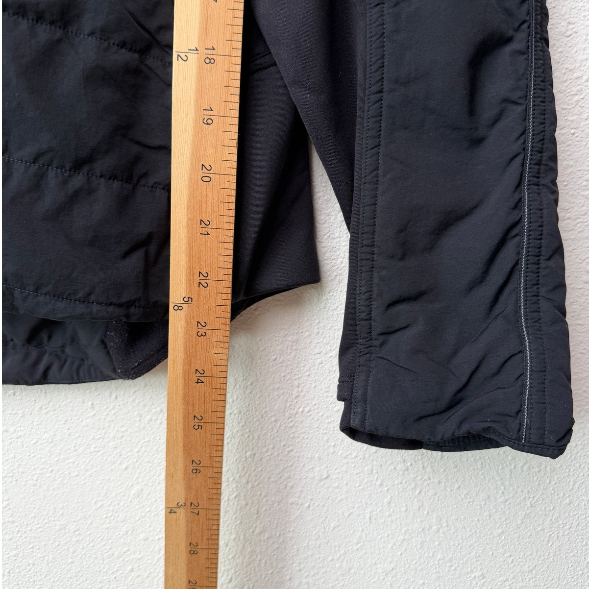 Lululemon Black Hooded Double Zip Insulated Jacket Women's Size 10