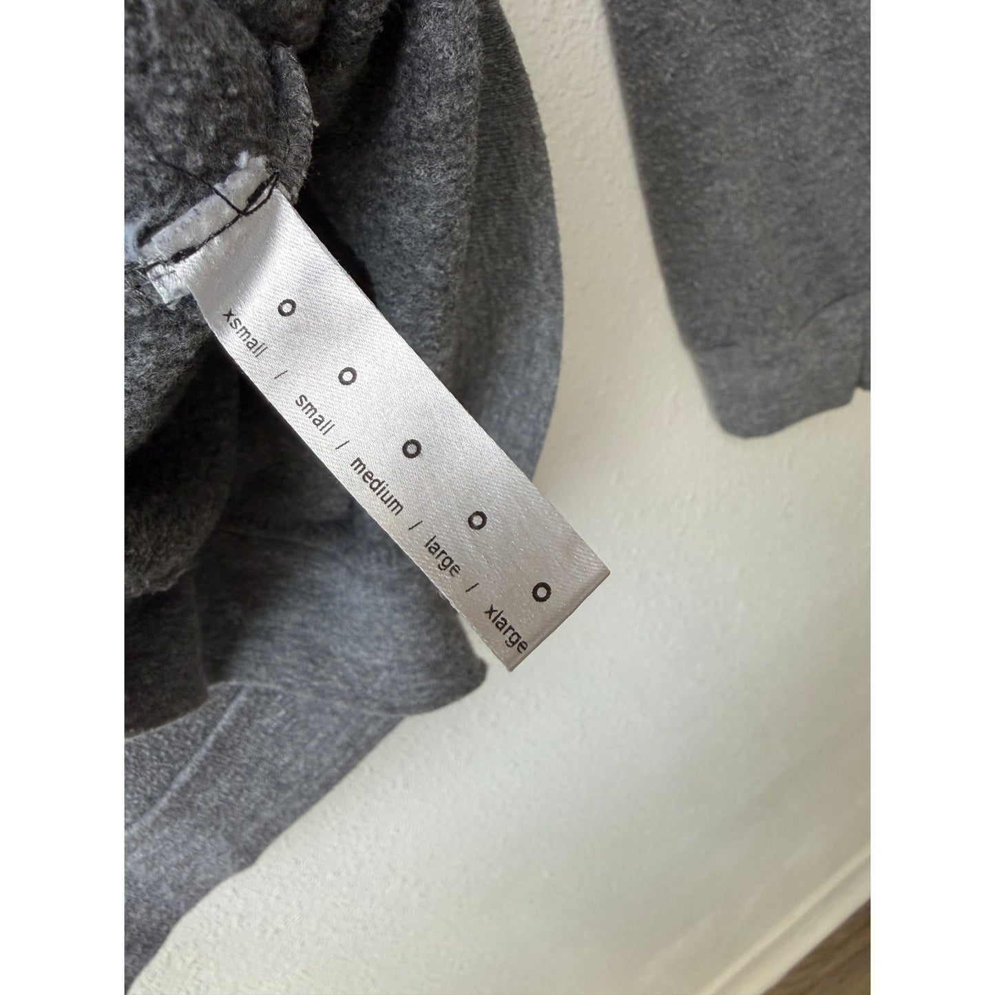 Assembly New York Gray Logo Sweatshirt Womens M