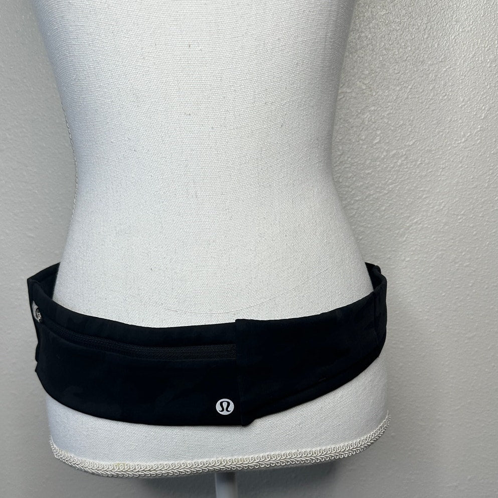 Lululemon Black Camo Waistbelt Fanny Pack