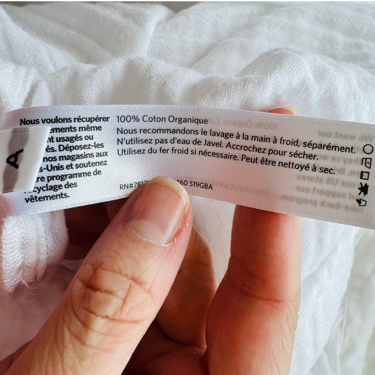 Eileen Fisher 100% Cotton Linen Long Sleeve Button Down Puckered Shirt L