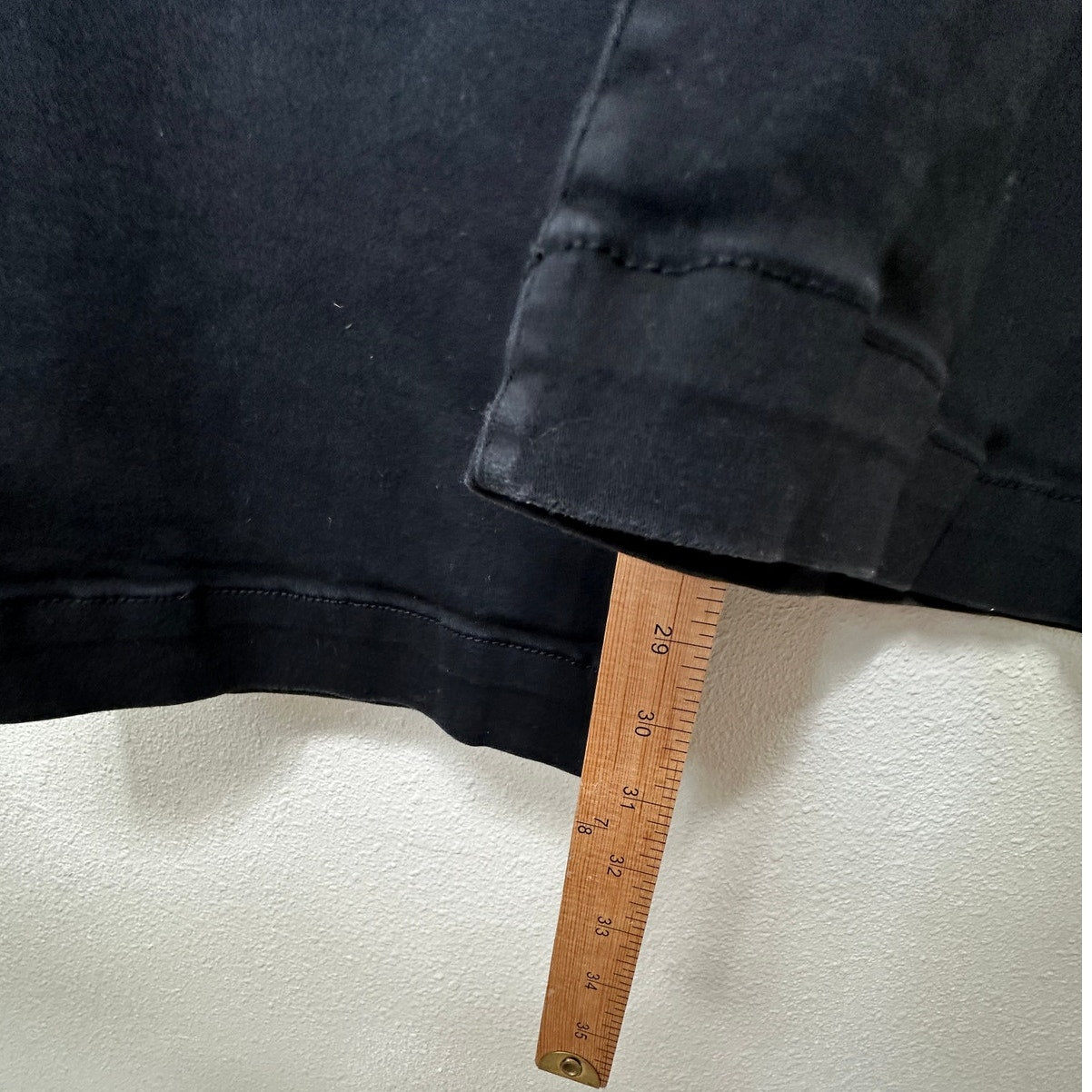 I.N.C. Black Pull On Sailor Button High Rise Back Pockets Flare Jeans 6
