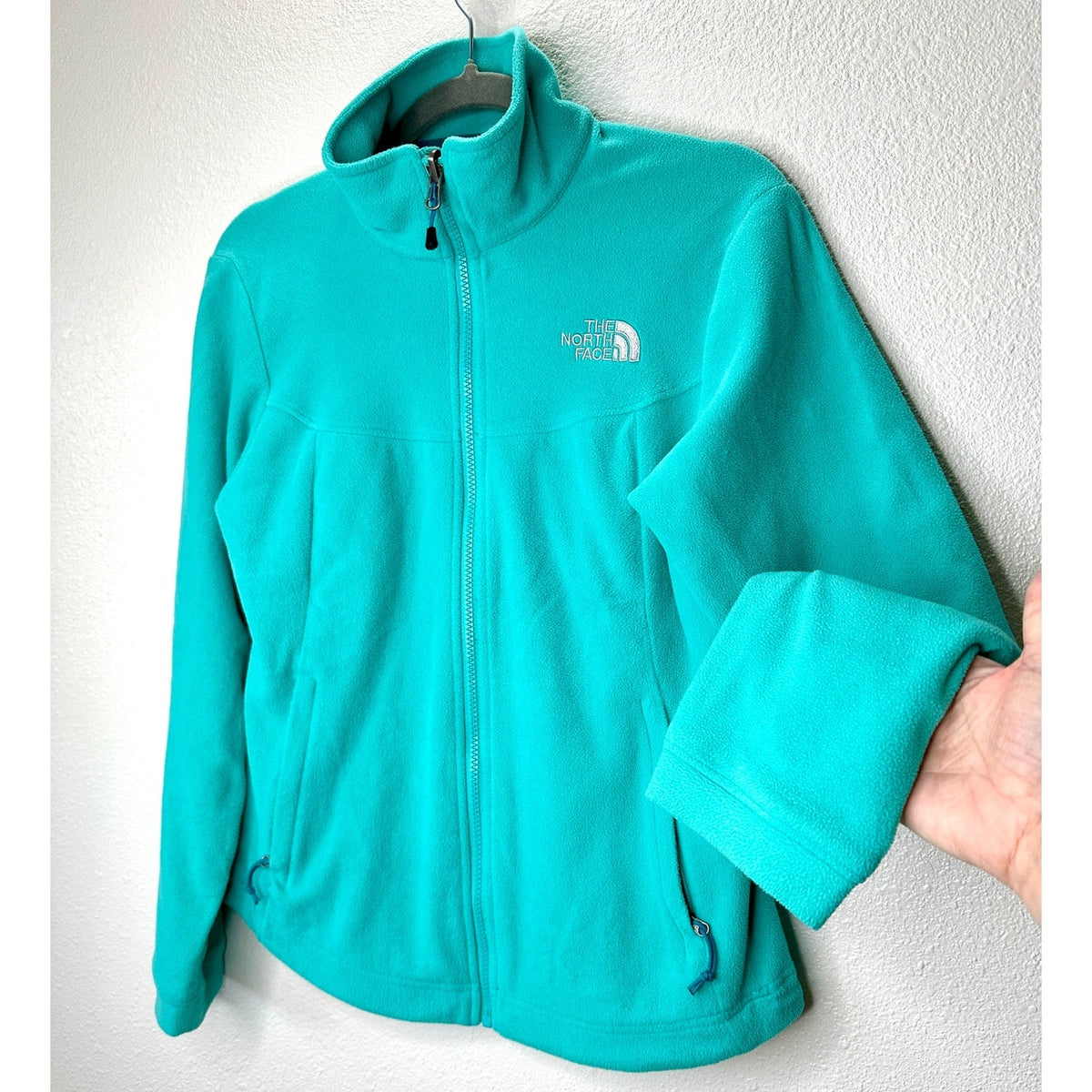 The North Face Aqua Front Zip Mock Neck Fleece Jacket