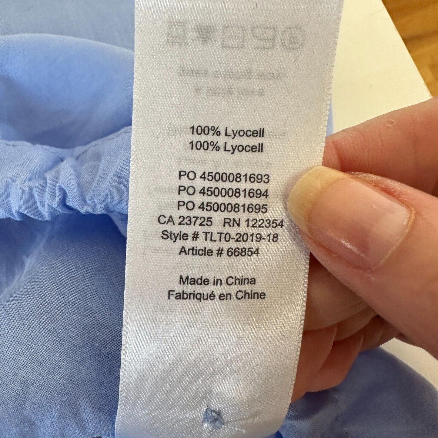 Aritzia Babaton Light Blue Cardin Sleeveless Button-Down Drawstring Waist Top XS