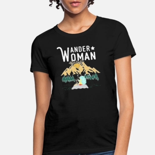 Wander Woman GLT Travel Graphic Shirt Top WW Small