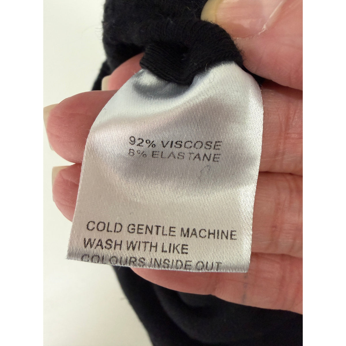 Molly King x BAYSE Black Stretch Column Maxi Skirt Viscose Women's US M