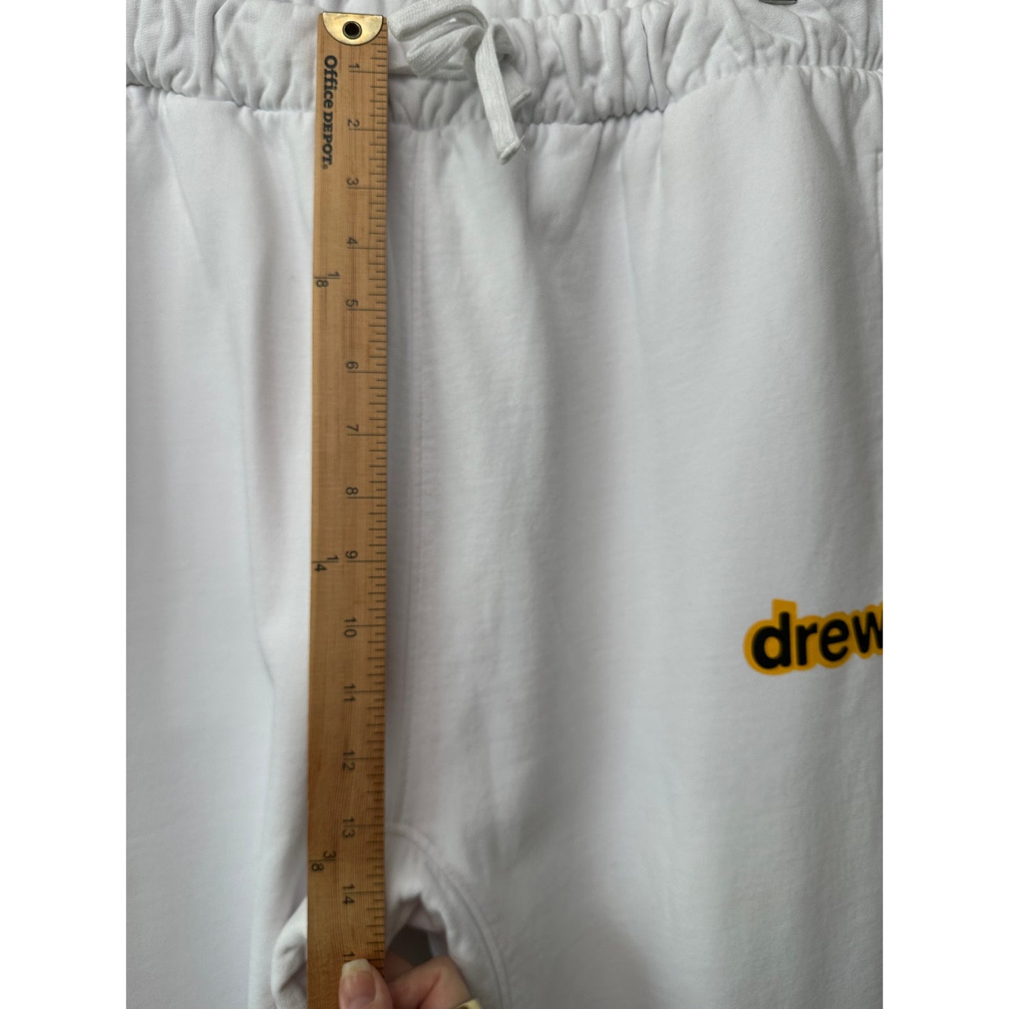 NWT Drew House Secret Sweatpant White Men’s XL Drawstring Elastic Hem